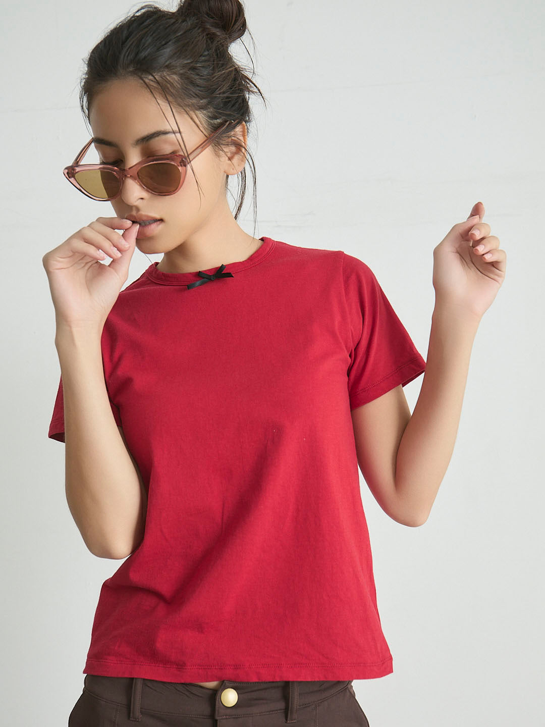 MINI RIBBON S/S TEE(C0489-J1CO03)