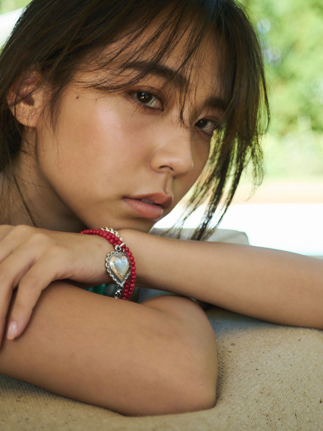 HEART CHARM BRACELET(G0110-G1BL01)