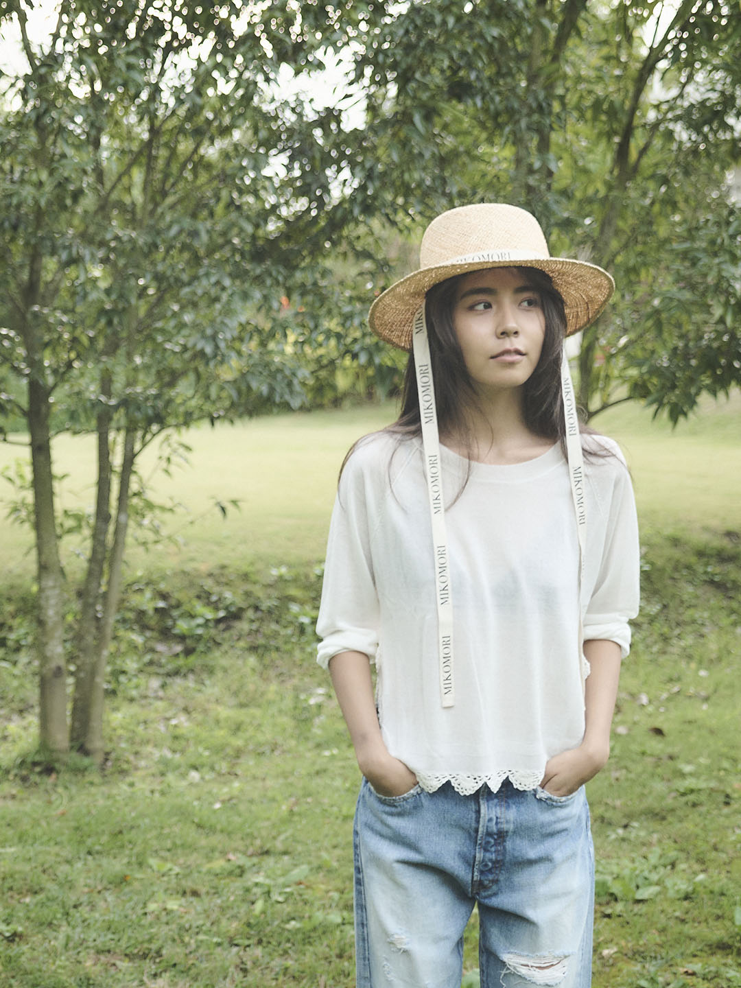 LACEMAKING SEE-THROUGH KNIT(C0013-E1CR01)