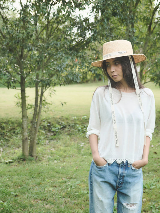 LACEMAKING SEE-THROUGH KNIT(C0013-E1CR01)