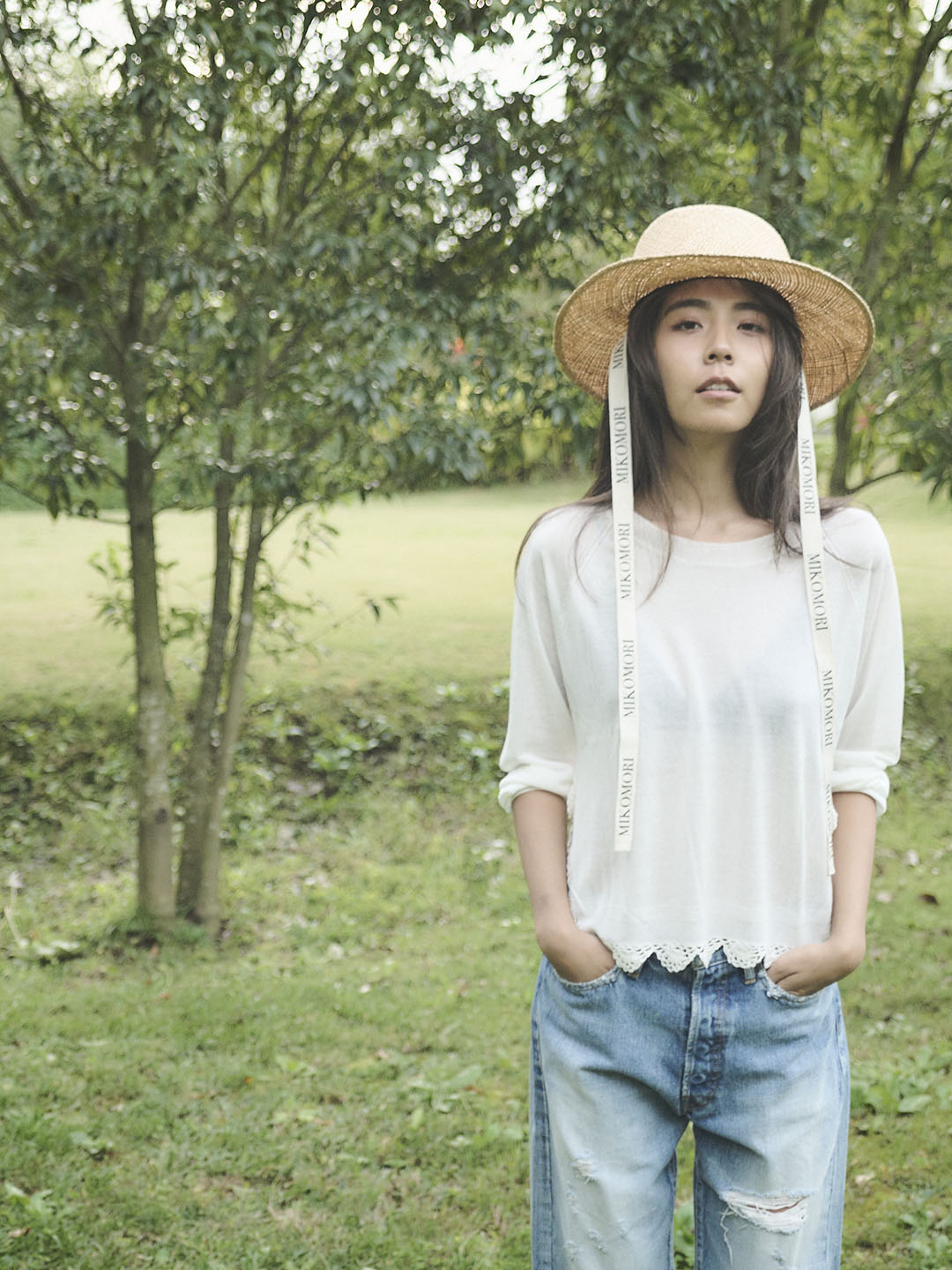 LACEMAKING SEE-THROUGH KNIT(C0013-E1CR01)