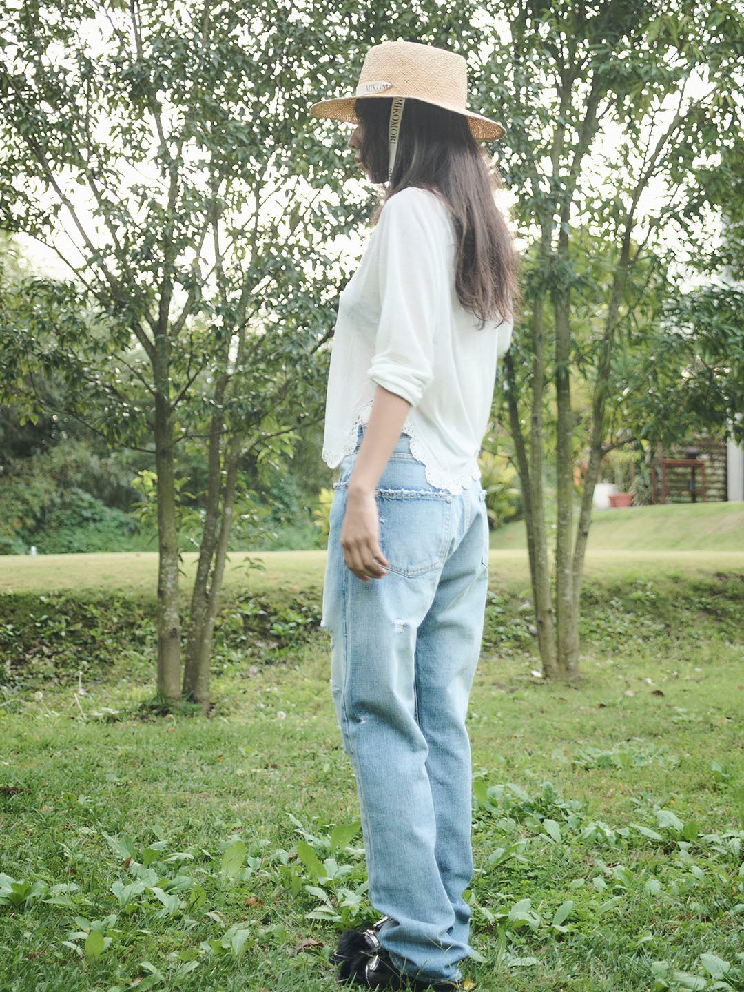 LACEMAKING SEE-THROUGH KNIT(C0013-E1CR01)