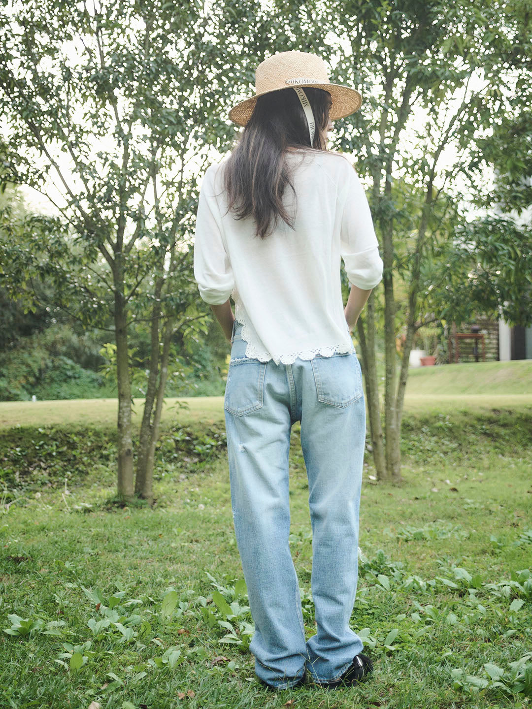 LACEMAKING SEE-THROUGH KNIT(C0013-E1CR01)