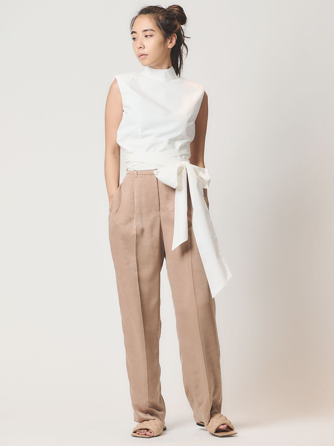 SATIN PANTS(C0387-G1PL03)