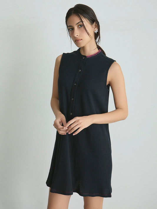 WAFFLE SLEEVELESS OP(C0431-HIC002)