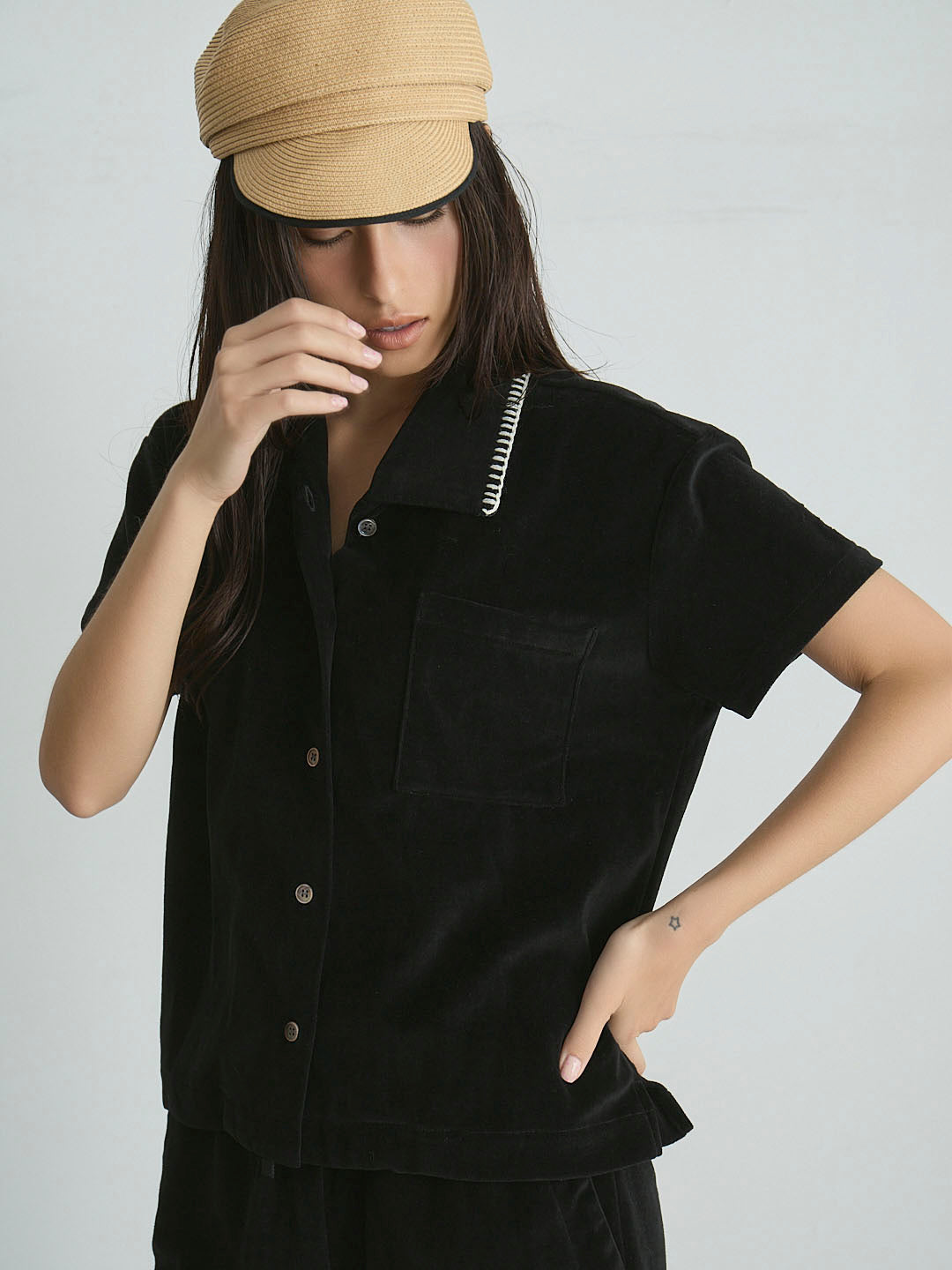 VELOR SHIRT(C0432-H1CO03)