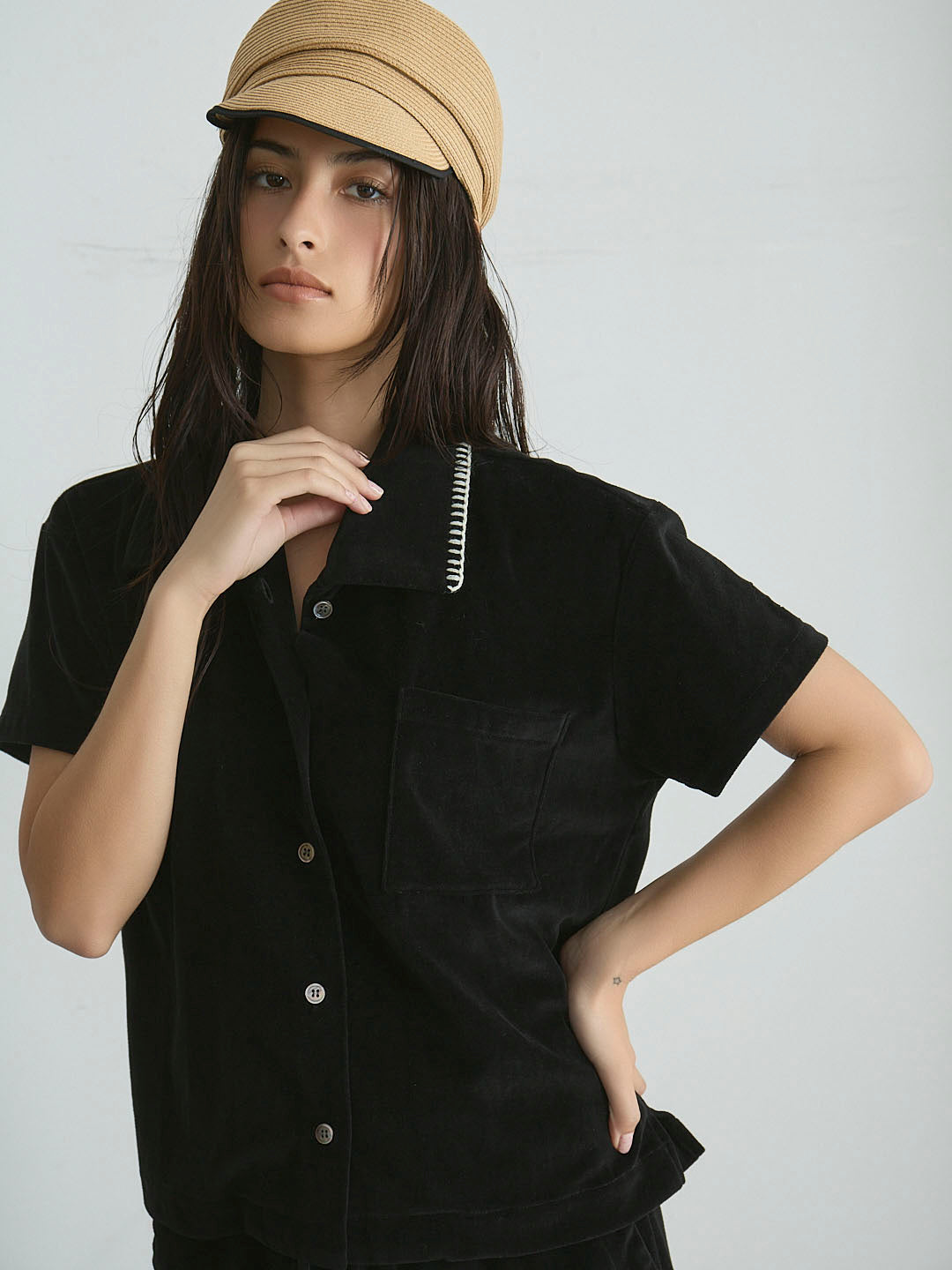 VELOR SHIRT(C0432-H1CO03)