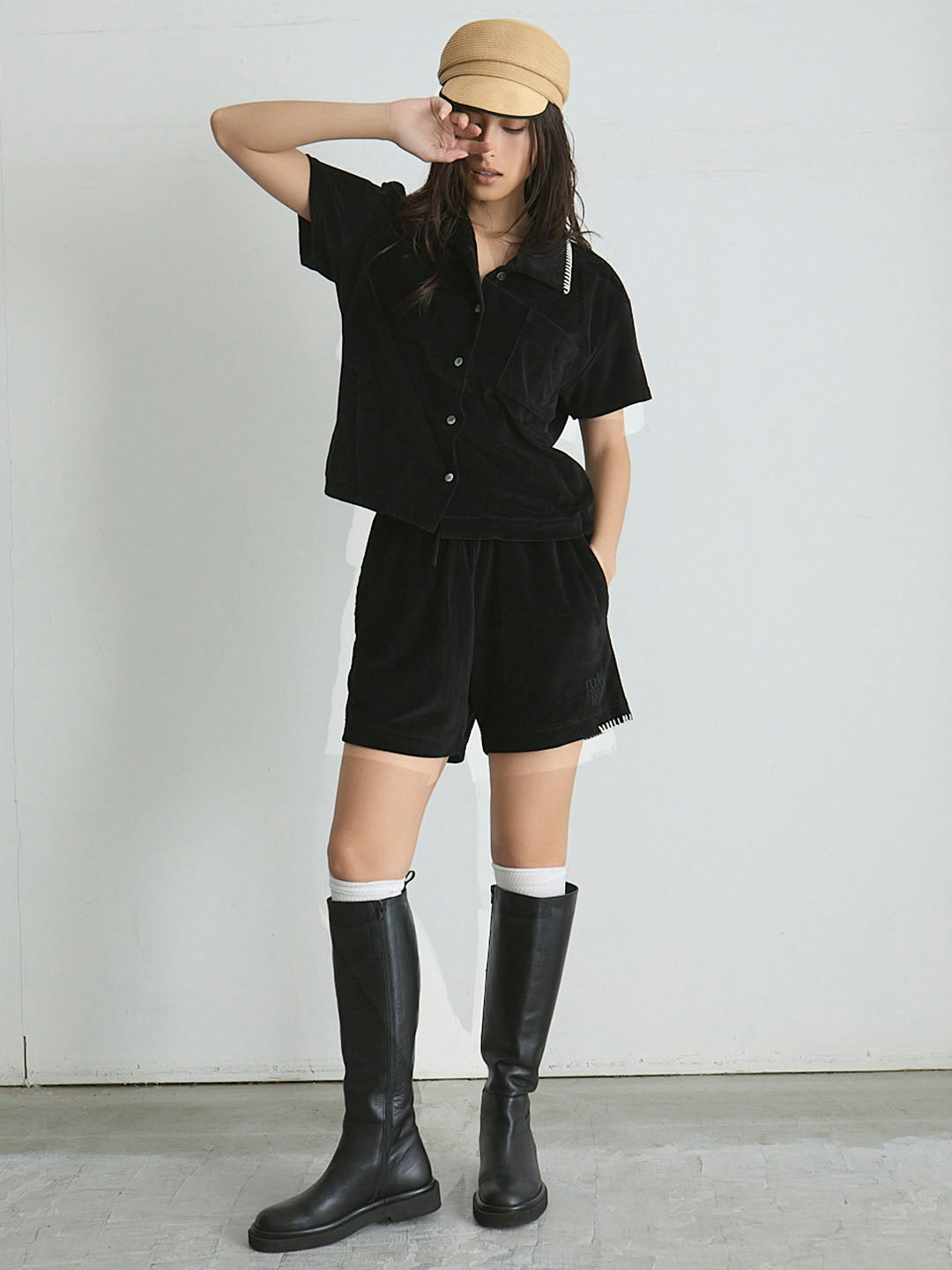 VELOR SHIRT(C0432-H1CO03)