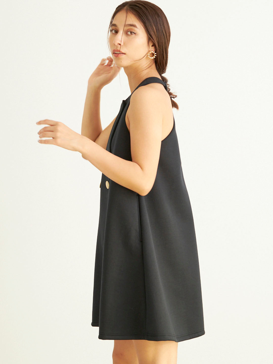 SLEEVELESS JACKET MINI OP(C0453-I1PL02)