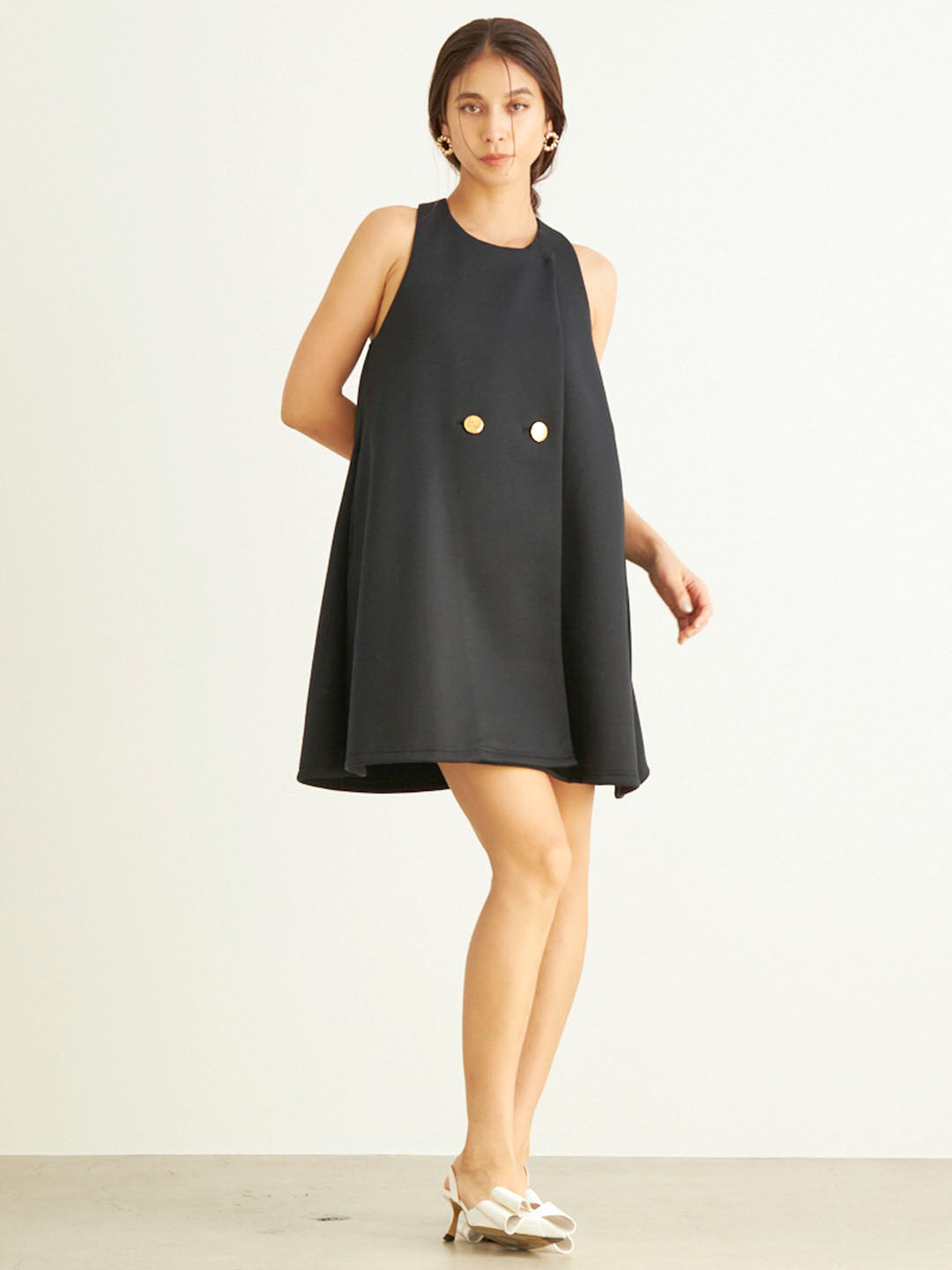 SLEEVELESS JACKET MINI OP(C0453-I1PL02)