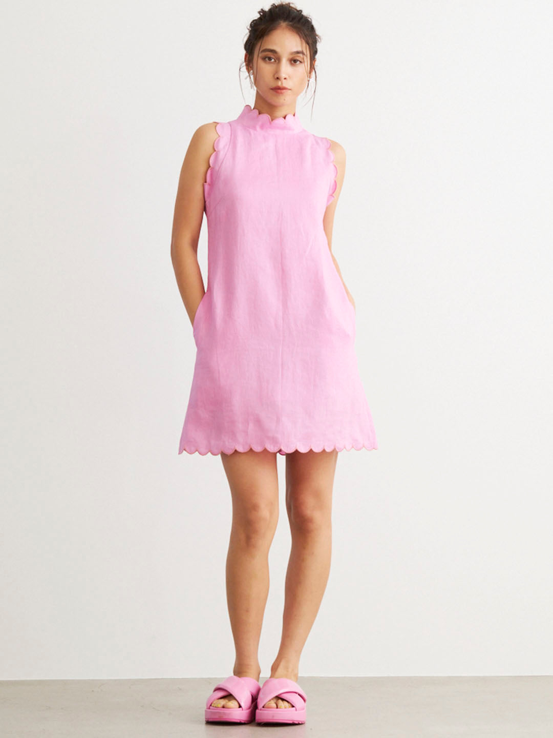 SCALLOPED MINI OP(C0458-I1LN01)