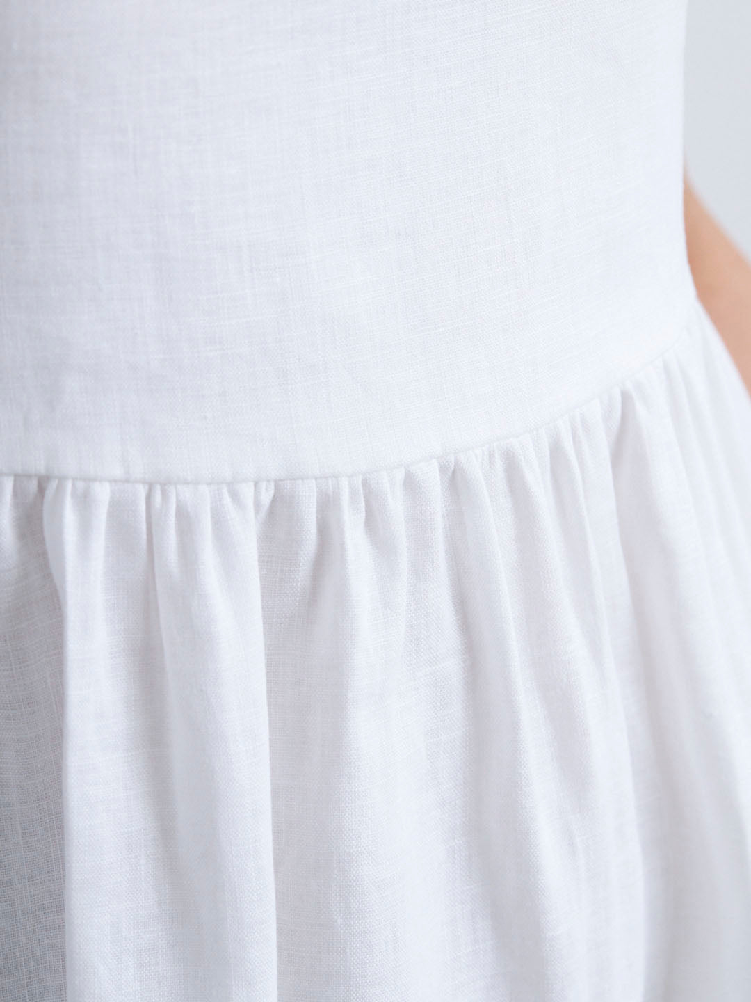 SHOULDER RIBBON LINEN MINI OP(C0460-I1RA01)