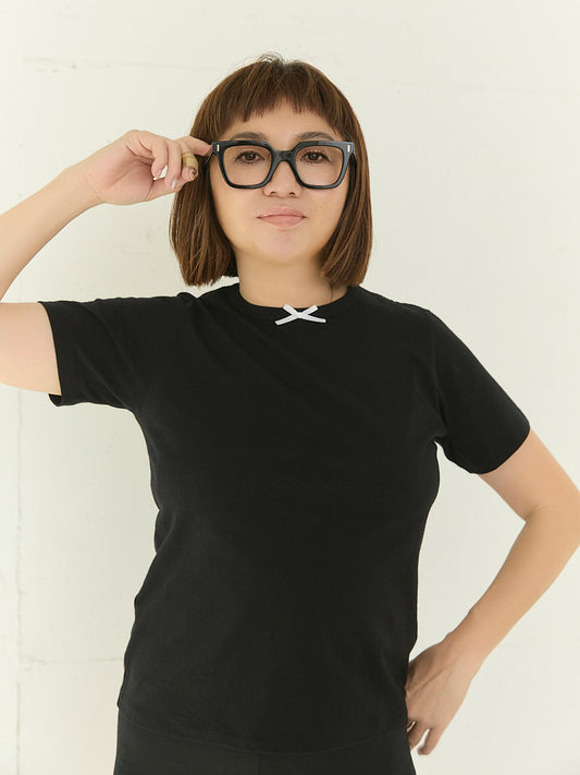 MINI RIBBON S/S TEE(C0489-J1CO03)