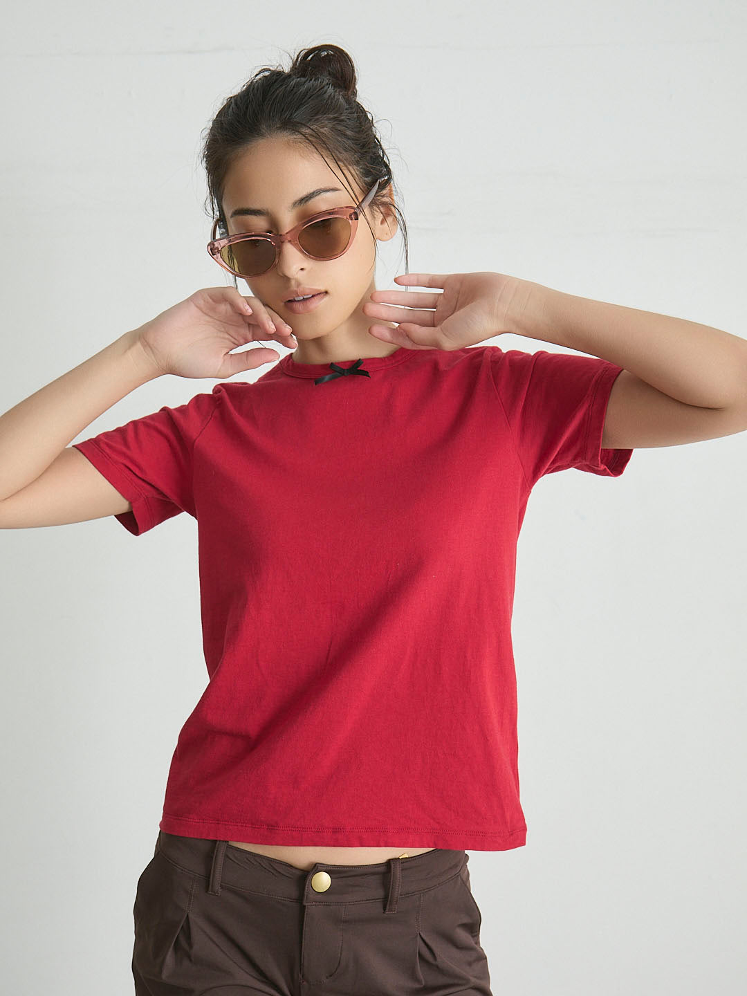 MINI RIBBON S/S TEE(C0489-J1CO03)