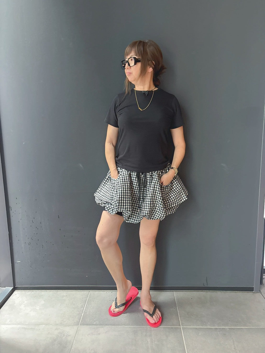 BIG RIBBON S/S TEE(C0489-J1CO03)