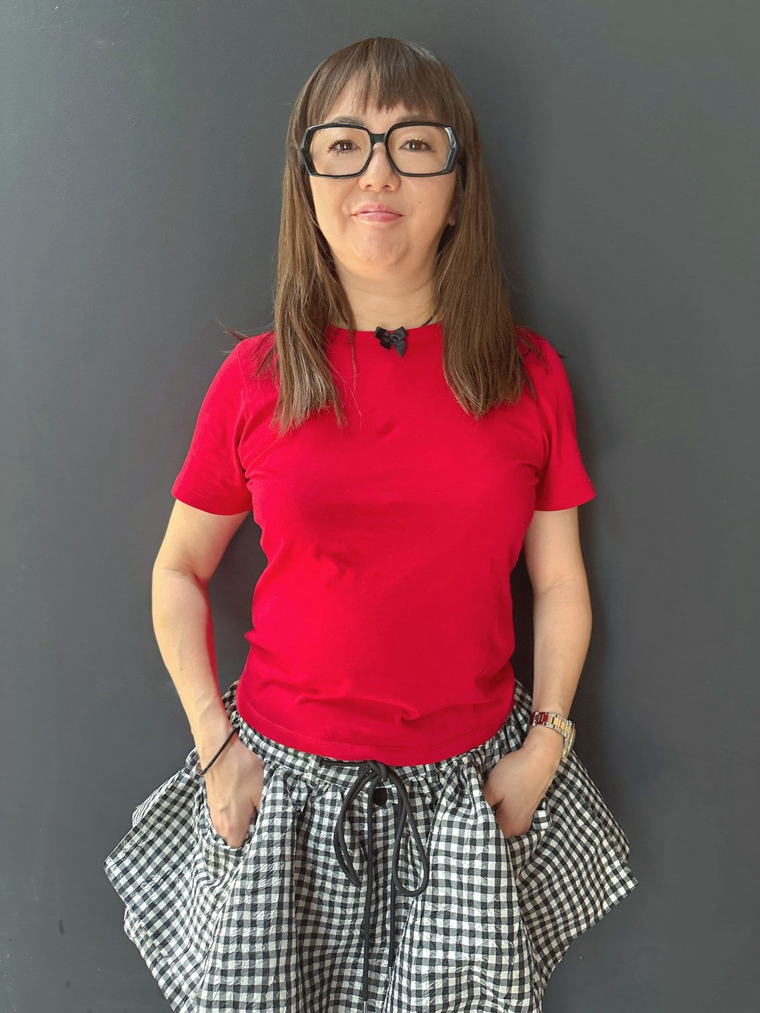 BIG RIBBON S/S TEE(C0489-J1CO03)
