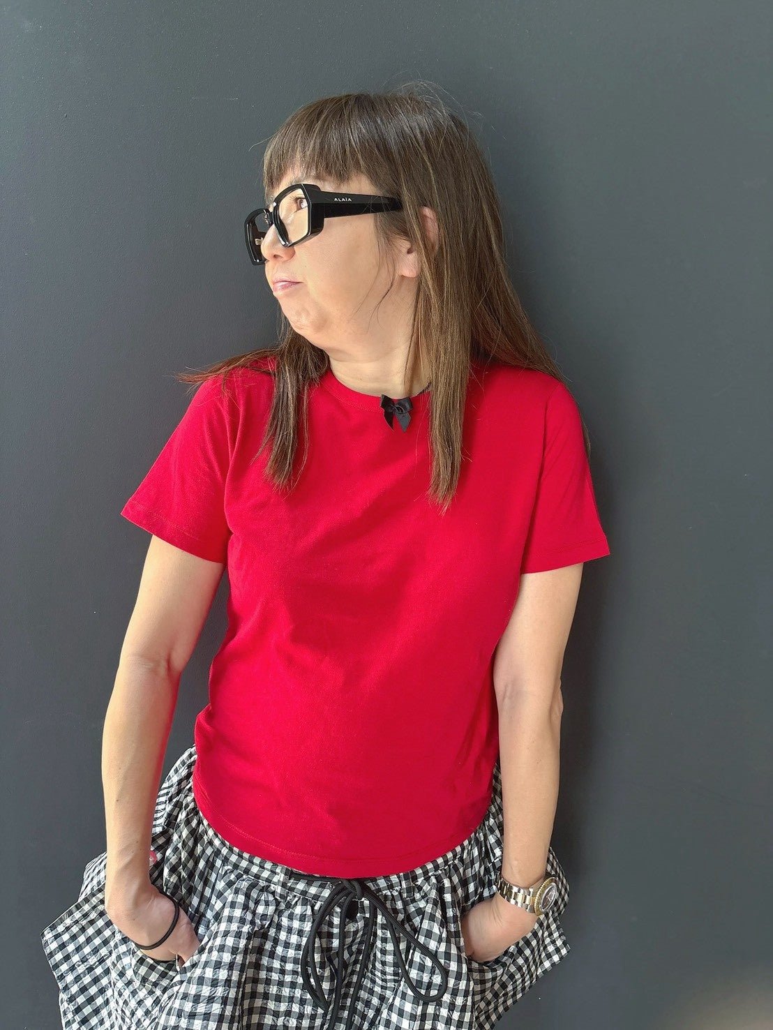BIG RIBBON S/S TEE(C0489-J1CO03)