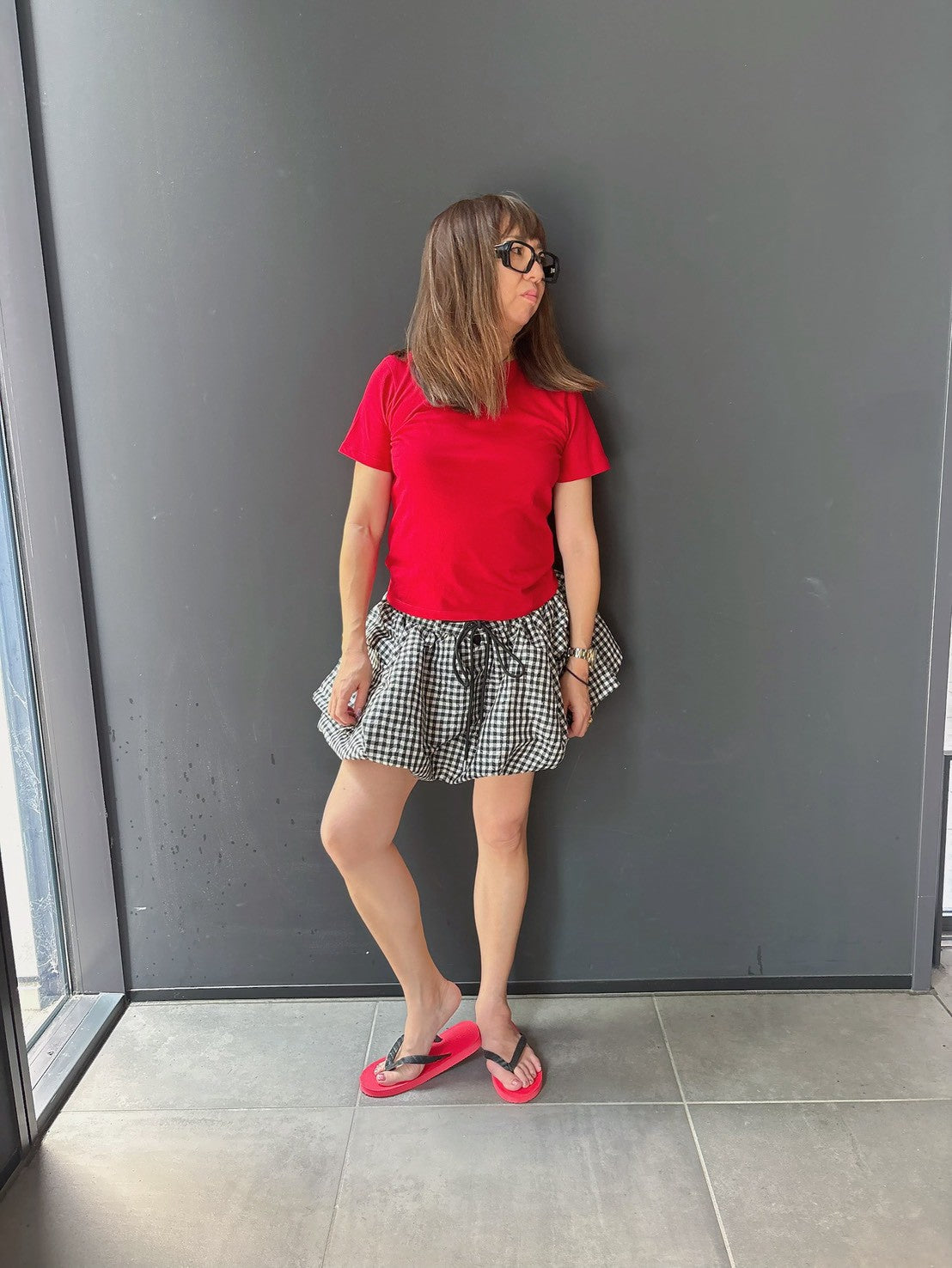 BIG RIBBON S/S TEE(C0489-J1CO03)