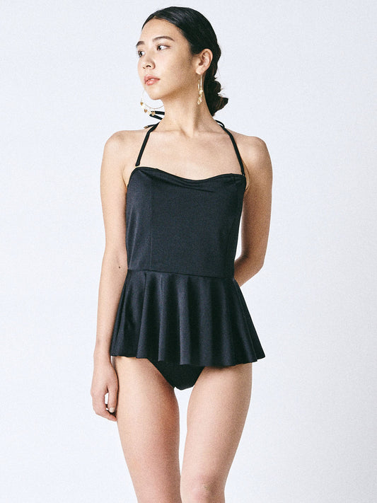 [SWIM WEAR]PEPLUM BUSTIER(S0110-G2PL03)