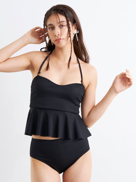[SWIM WEAR]PEPLUM BUSTIER BIKINI(S0138-I1SW02)