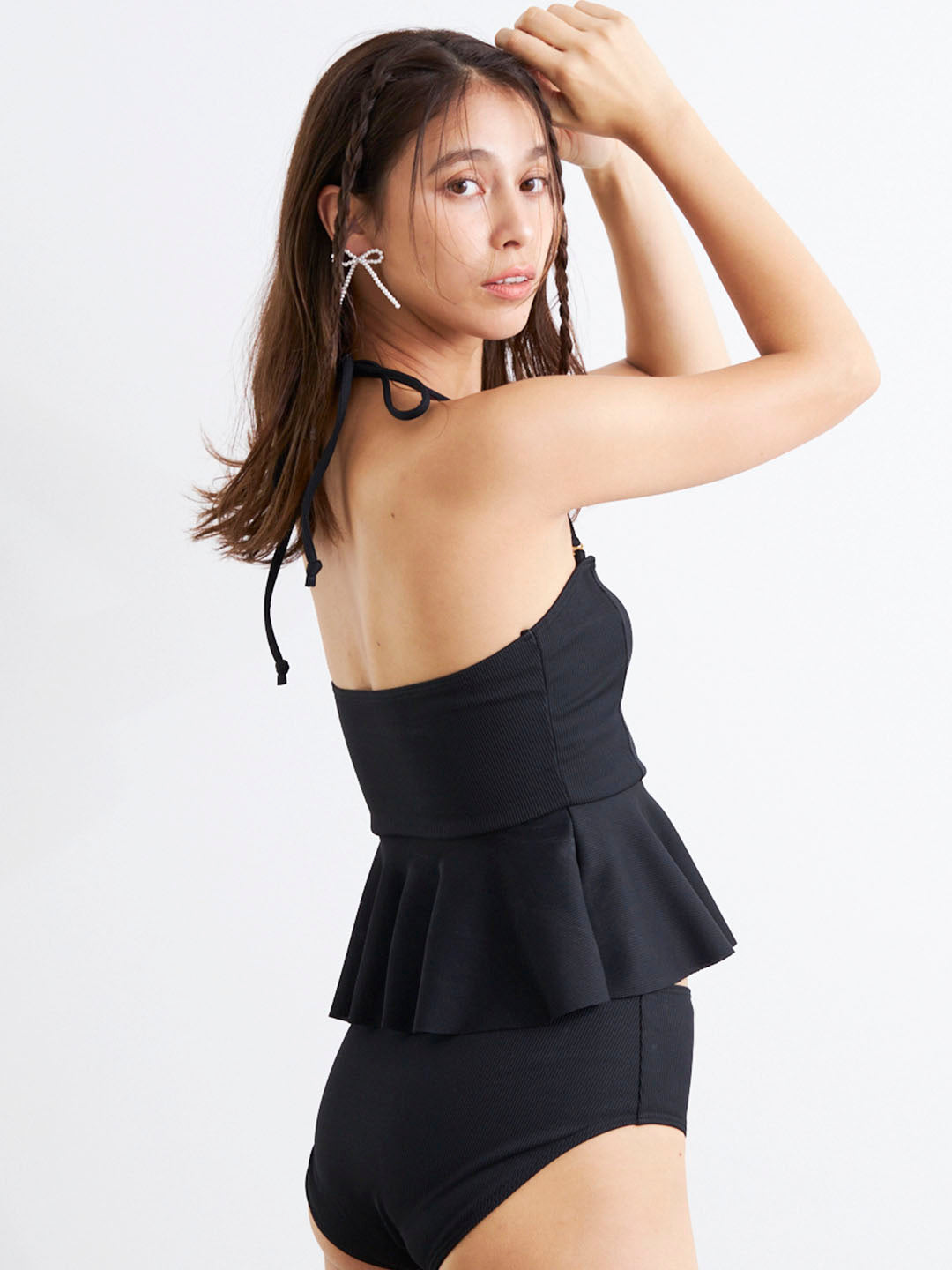 [SWIM WEAR]PEPLUM BUSTIER BIKINI(S0138-I1SW02)