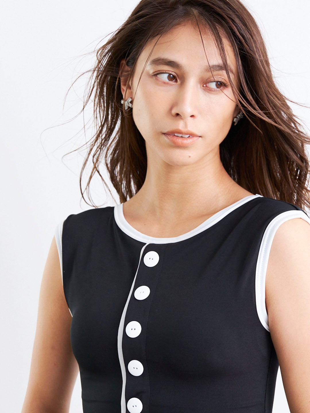 [SWIM WEAR]FRONT BUTTON OP(S0140-I1SW01)