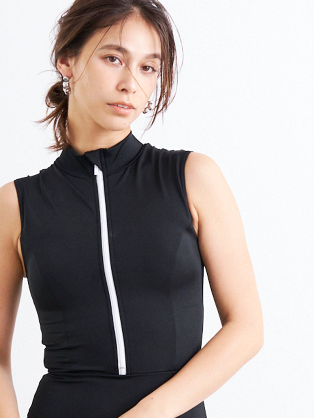 [SWIM WEAR]FRONT ZIP BODY SUIT(S0147-I1SW01)