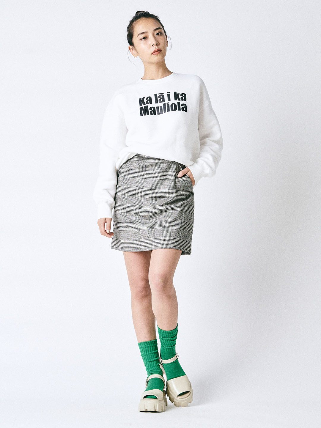 LOGO CREWNECK SWEAT(C0404) | mikomori